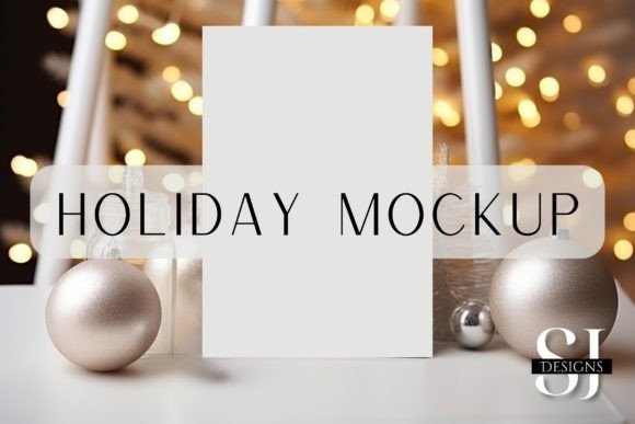 Download Golden Memories Holiday Invite Mockup - Golden Collection
