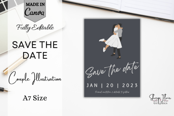 Download Save the Date | Couple Illustration - Save Collection