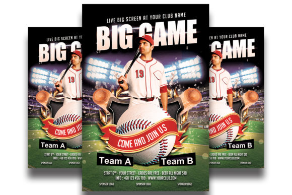 Download Baseball Flyer Print Template - Flyer Collection